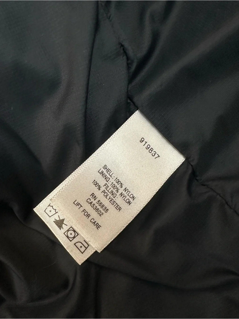 Cabela's Black Kids Puffer Jacket with Bright Blue Trim size XS